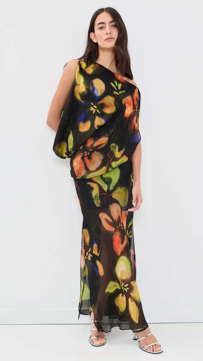 SIR. SIR. Arisa Silk Maxi Dress | Thumbnail 2