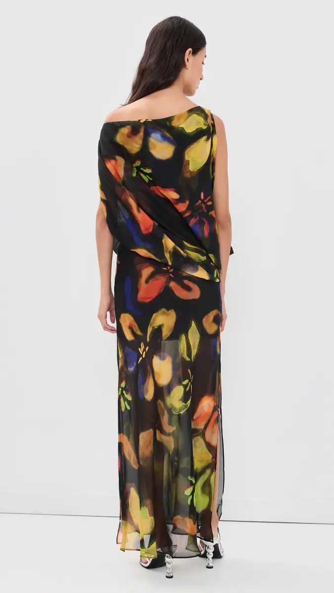 SIR. SIR. Arisa Silk Maxi Dress | Thumbnail 3