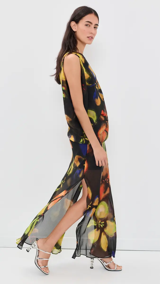 SIR. SIR. Arisa Silk Maxi Dress | Thumbnail 4