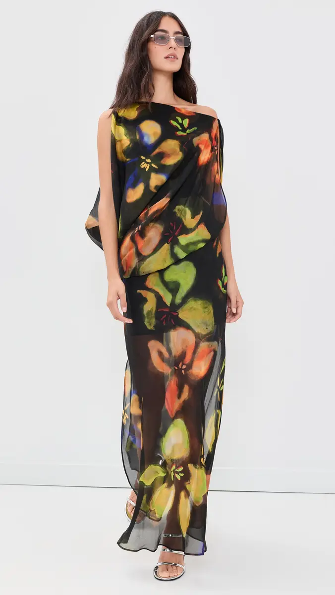 SIR. SIR. Arisa Silk Maxi Dress | Thumbnail 5
