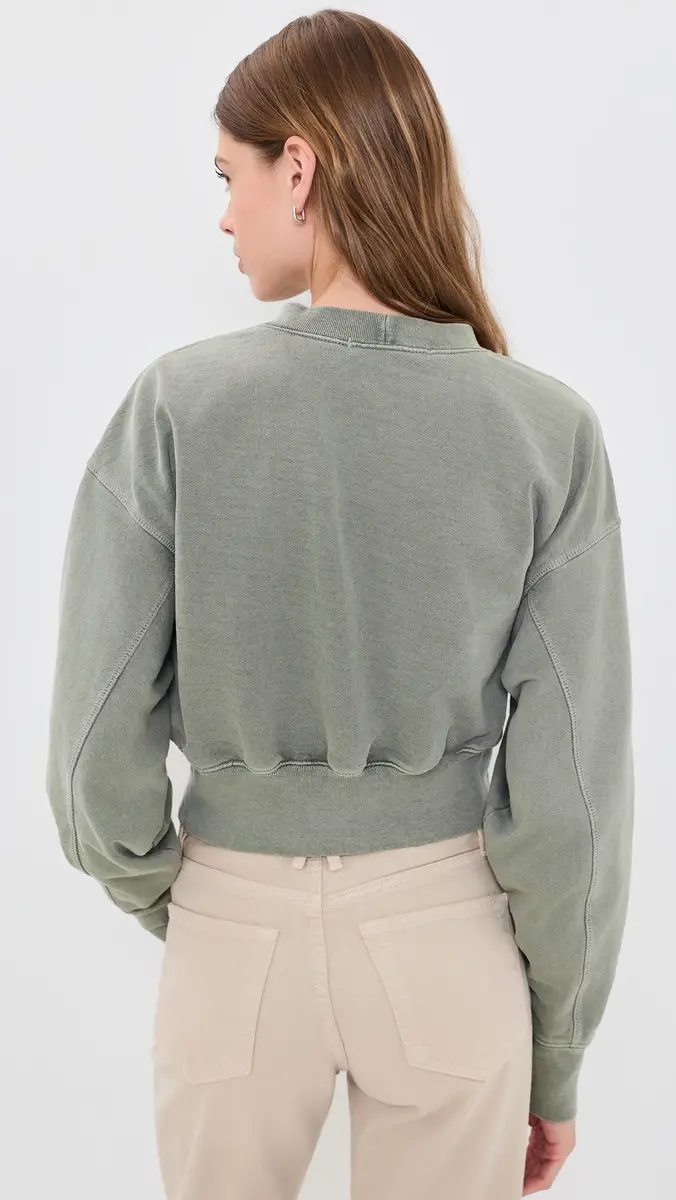 SLVRLAKE Crop Crew Neck Sweatshirt | Thumbnail 3