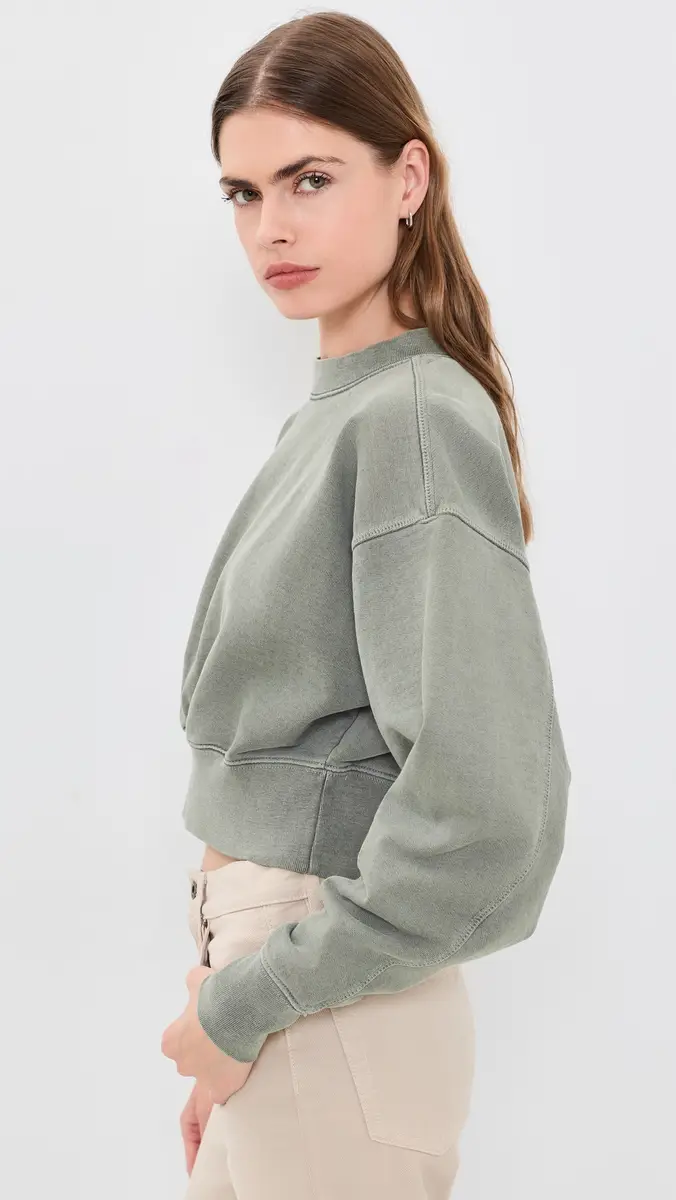 SLVRLAKE Crop Crew Neck Sweatshirt | Thumbnail 4