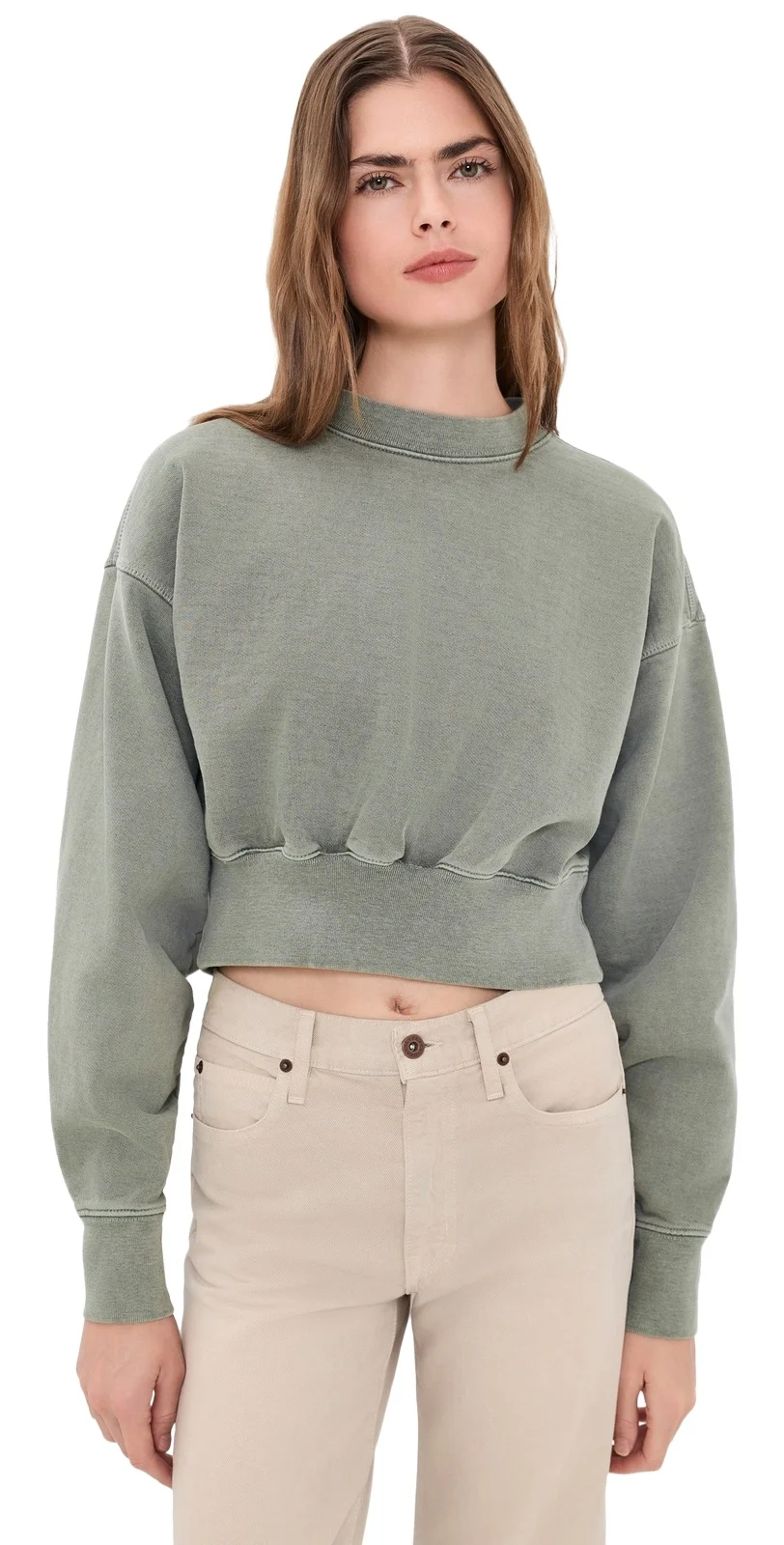 Crop Crew Neck Sweatshirt Crop Crew Neck Sweatshirt