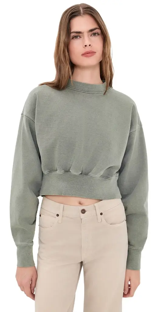 Crop Crew Neck Sweatshirt Crop Crew Neck Sweatshirt