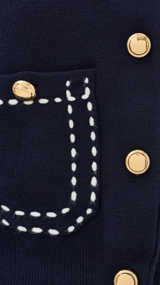 English Factory Stitch Detail Cardigan | Thumbnail 6