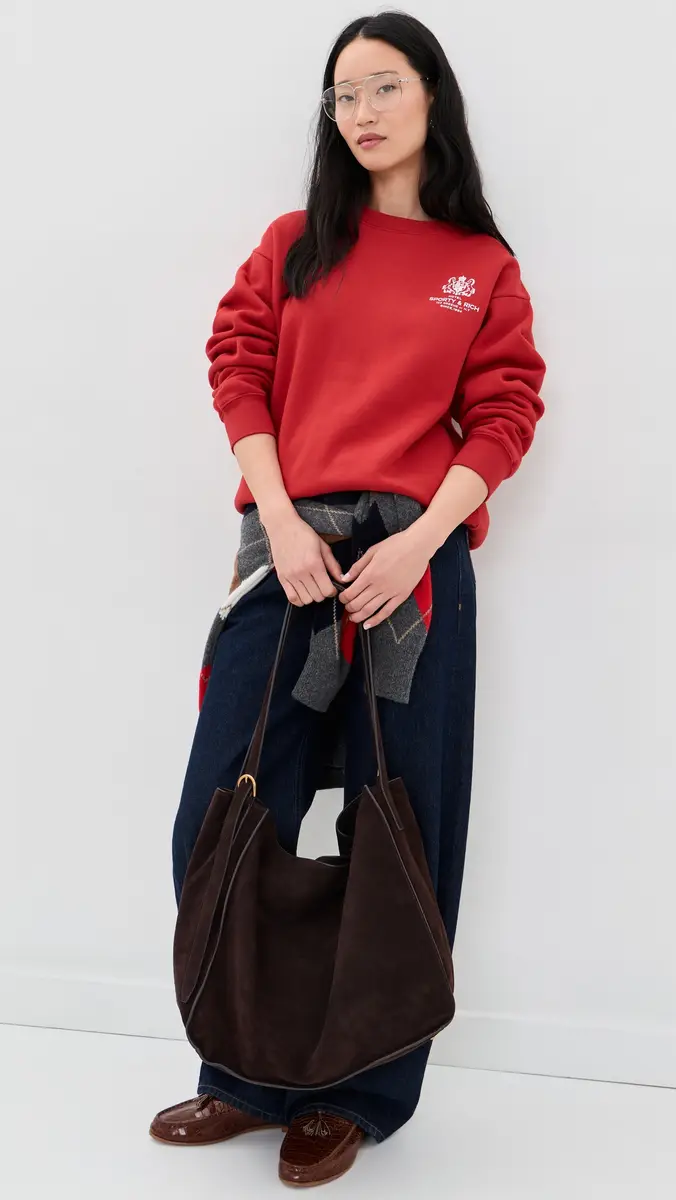 Sporty & Rich Emmett SR Hotel Crewneck Sweatshirt | Thumbnail 5
