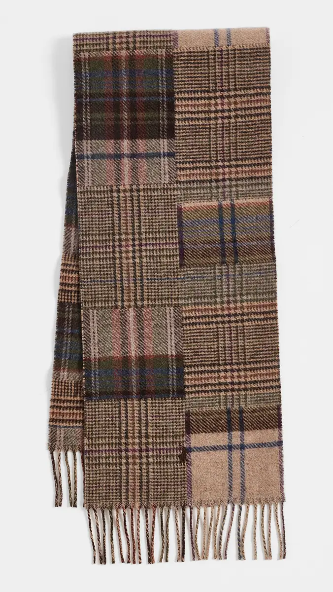 Polo Ralph Lauren Patchwork Scarf | Thumbnail 2 Polo Ralph Lauren Patchwork Scarf | Thumbnail 2