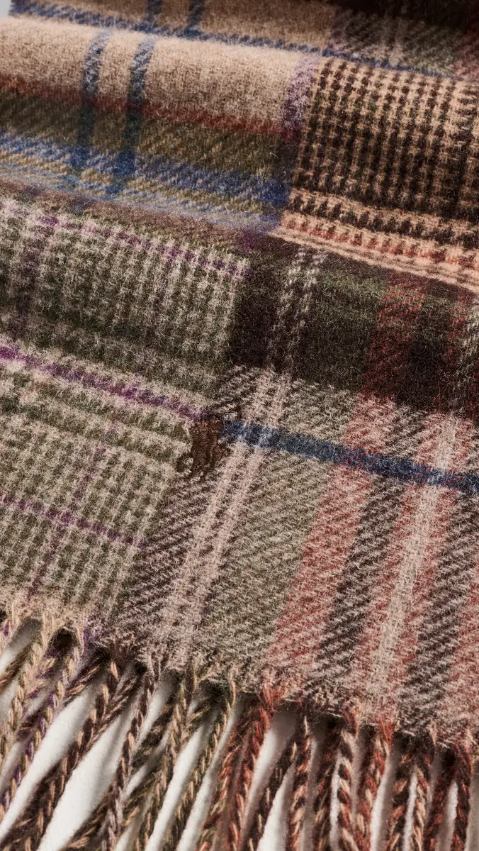 Polo Ralph Lauren Patchwork Scarf | Thumbnail 5 Polo Ralph Lauren Patchwork Scarf | Thumbnail 5