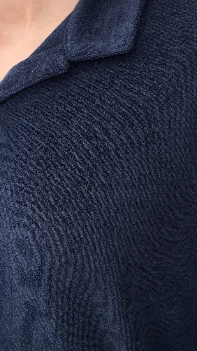Onia Towel Terry Johnny Collar Polo | Thumbnail 6 Onia Towel Terry Johnny Collar Polo | Thumbnail 6