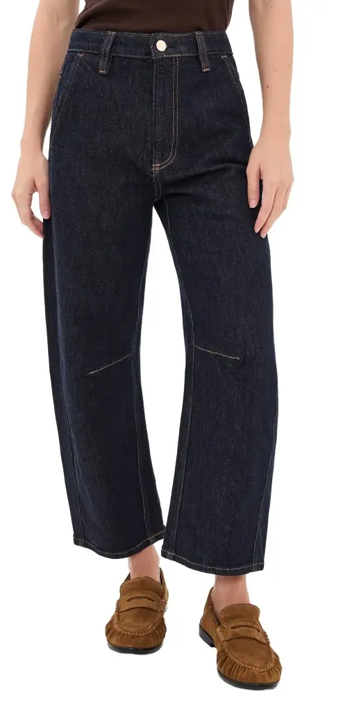 Pistola Beau Seamed Crescent Raw Jeans