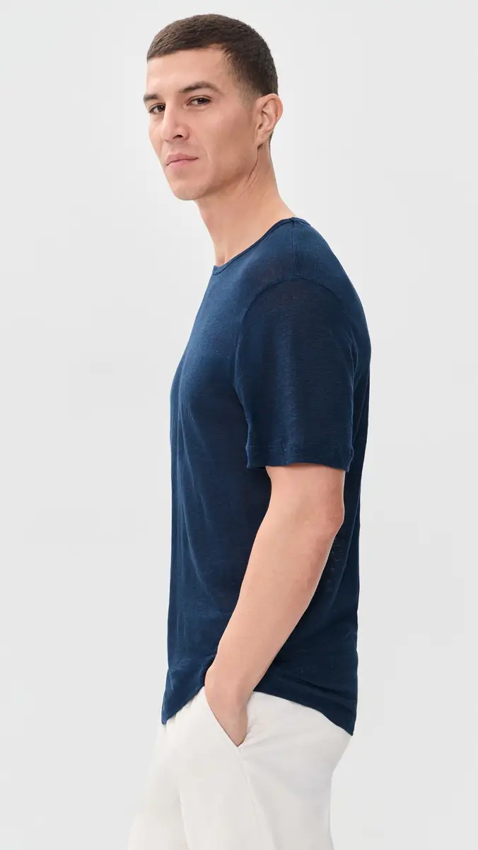Onia Chad Linen Tee | Thumbnail 4