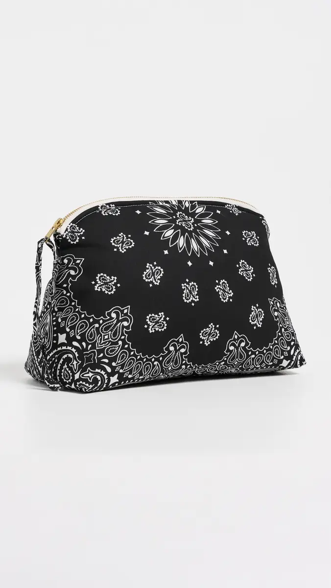 CALL IT BY YOUR NAME Large Happy Face Bandana Vanity Pouch | Thumbnail 3 CALL IT BY YOUR NAME Large Happy Face Bandana Vanity Pouch | Thumbnail 3