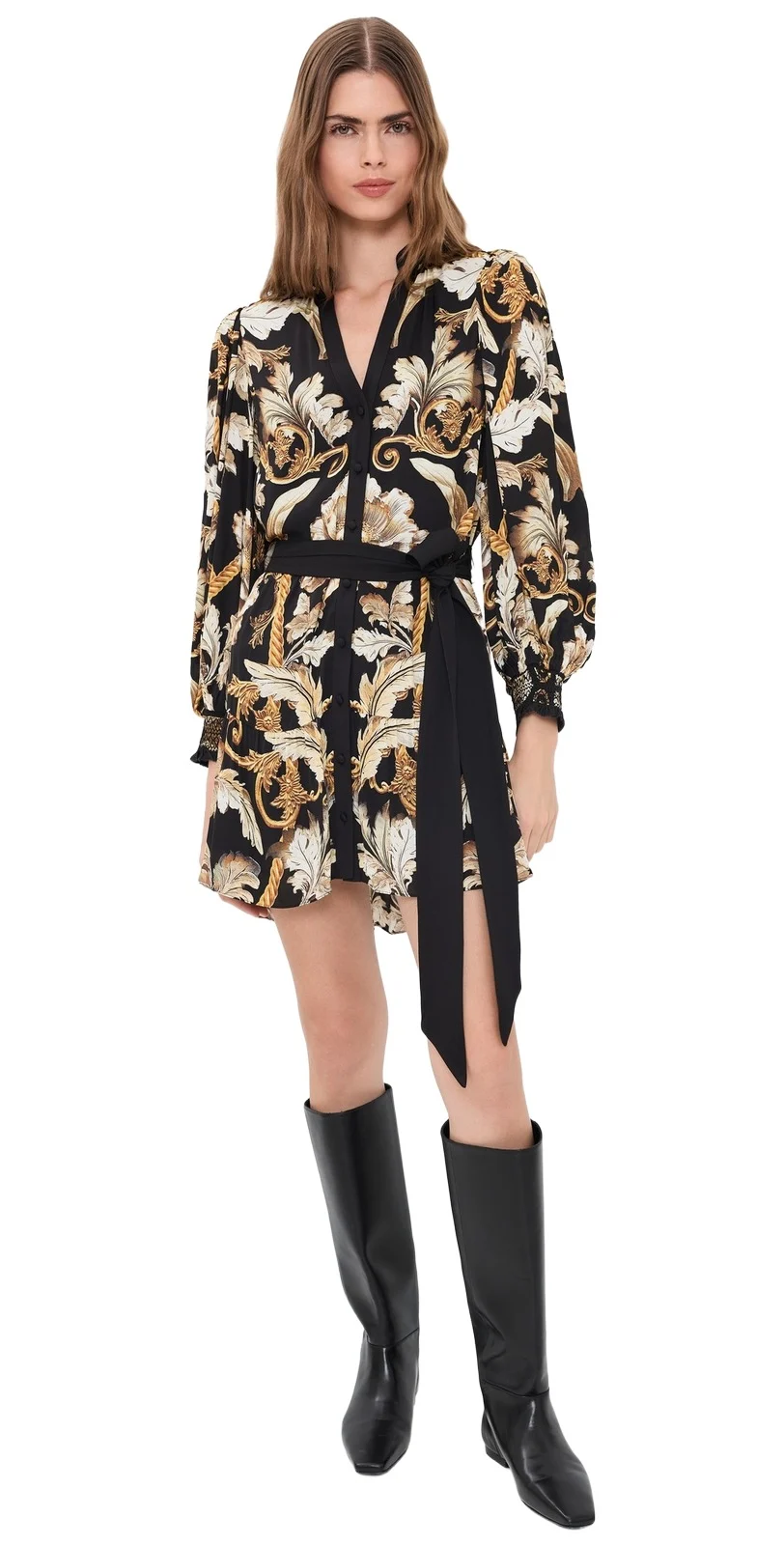 Antonette Tiered Mini Shirtdress Antonette Tiered Mini Shirtdress