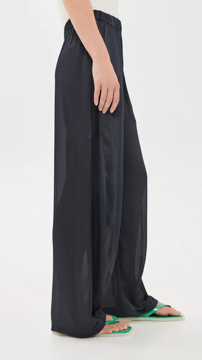 Tibi Matte Satin Plissé Petite Winslow Pants | Thumbnail 4 Tibi Matte Satin Plissé Petite Winslow Pants | Thumbnail 4