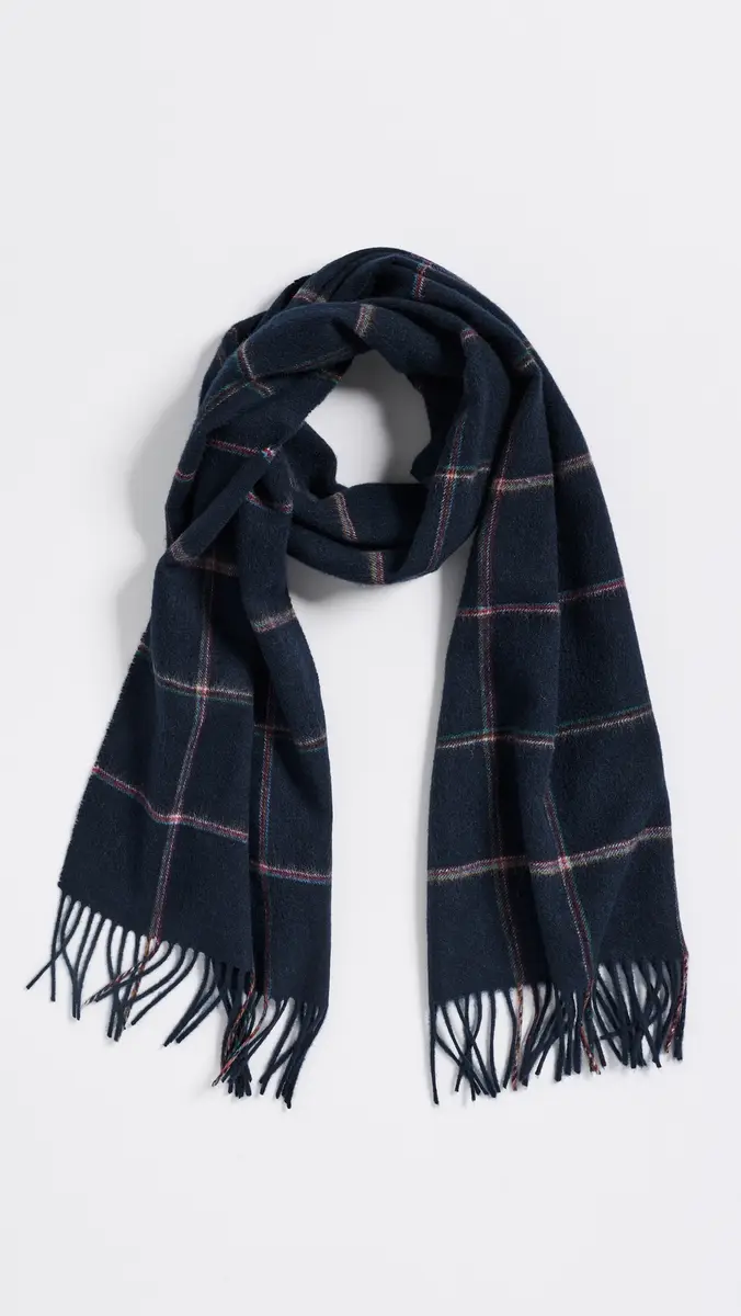Paul Smith Signature Window Pane Scarf | Thumbnail 4 Paul Smith Signature Window Pane Scarf | Thumbnail 4