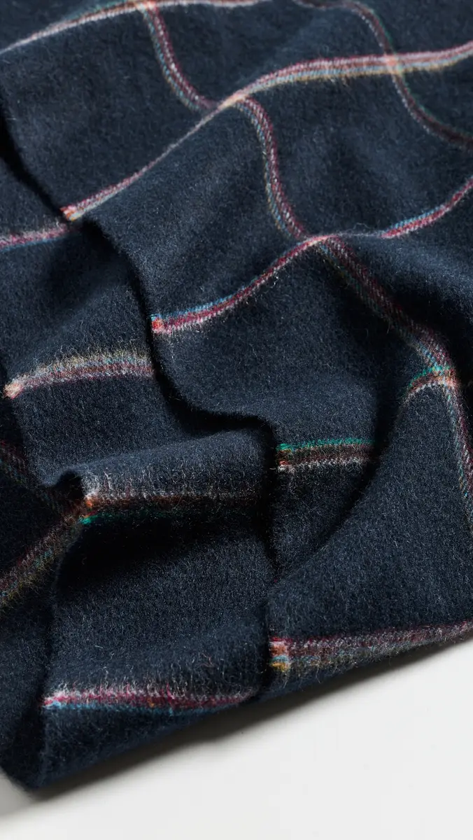 Paul Smith Signature Window Pane Scarf | Thumbnail 5 Paul Smith Signature Window Pane Scarf | Thumbnail 5