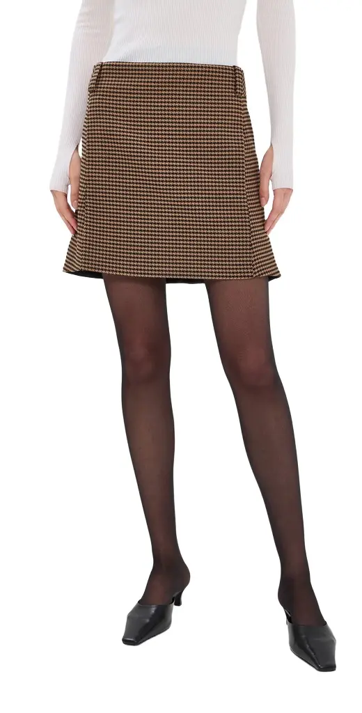 Houndstooth Mini Skirt Houndstooth Mini Skirt