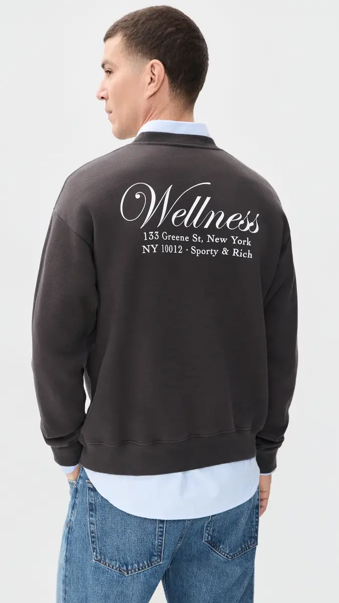 Sporty & Rich Soho Crew Neck Sweatshirt | Thumbnail 3 Sporty & Rich Soho Crew Neck Sweatshirt | Thumbnail 3
