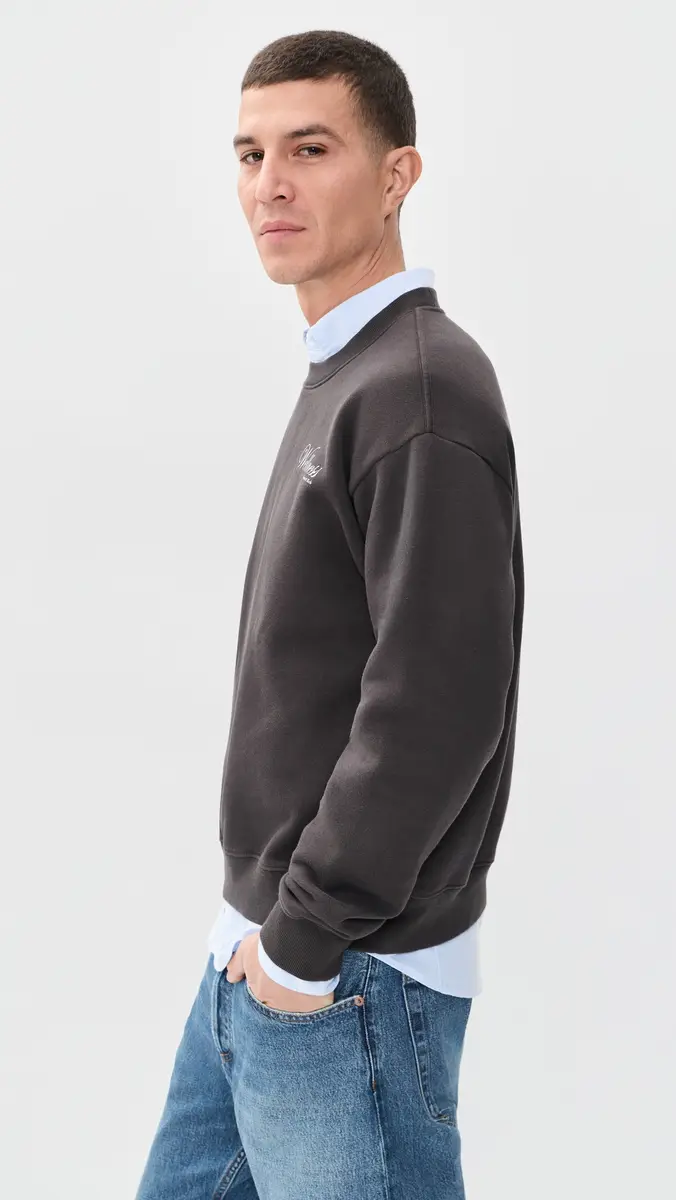 Sporty & Rich Soho Crew Neck Sweatshirt | Thumbnail 4 Sporty & Rich Soho Crew Neck Sweatshirt | Thumbnail 4