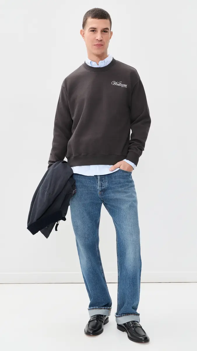 Sporty & Rich Soho Crew Neck Sweatshirt | Thumbnail 5 Sporty & Rich Soho Crew Neck Sweatshirt | Thumbnail 5
