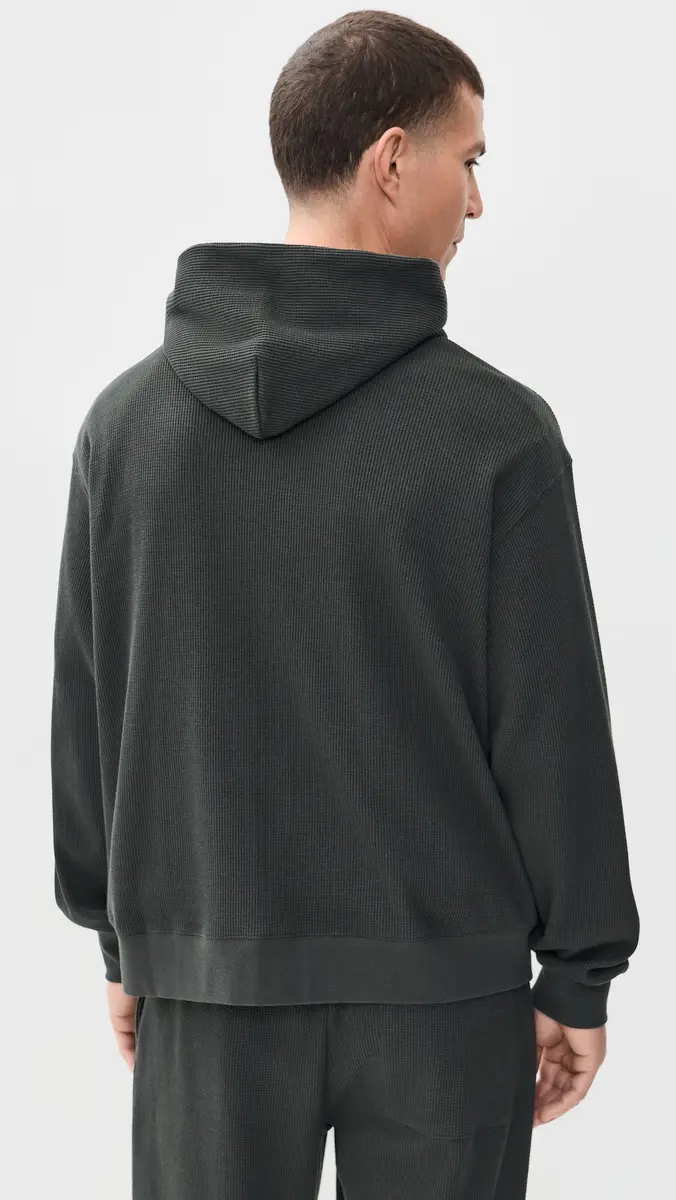 Museum of Peace and Quiet Wordmark Waffle Hoodie | Thumbnail 3 Museum of Peace and Quiet Wordmark Waffle Hoodie | Thumbnail 3