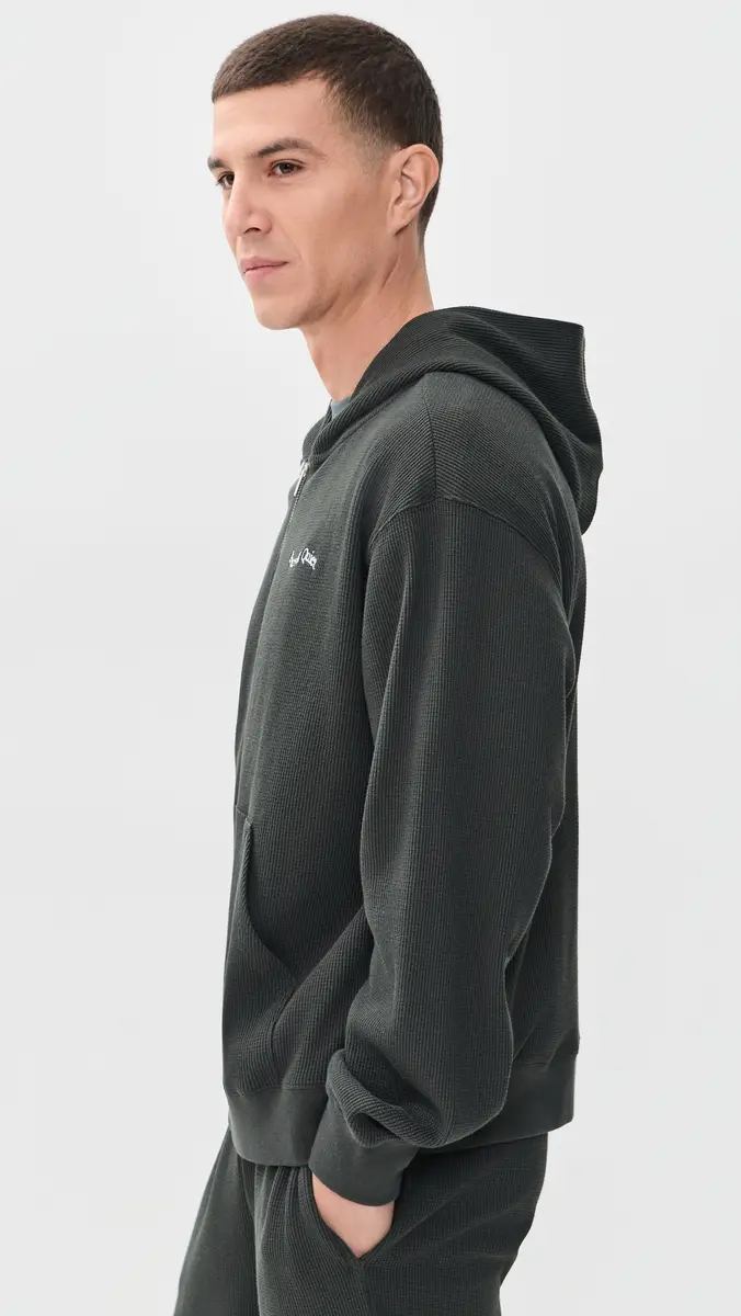 Museum of Peace and Quiet Wordmark Waffle Hoodie | Thumbnail 4 Museum of Peace and Quiet Wordmark Waffle Hoodie | Thumbnail 4