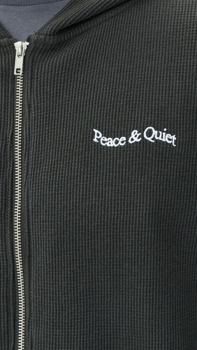 Museum of Peace and Quiet Wordmark Waffle Hoodie | Thumbnail 6 Museum of Peace and Quiet Wordmark Waffle Hoodie | Thumbnail 6