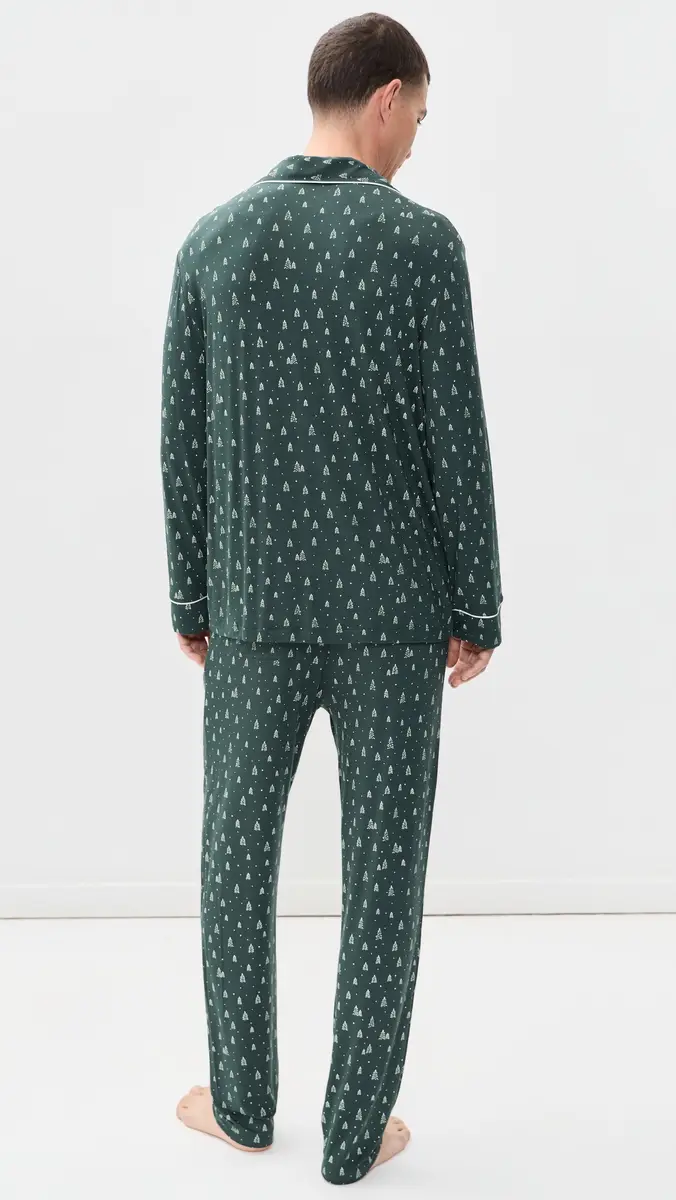 Eberjey William Printed Long Pajama Set | Thumbnail 3