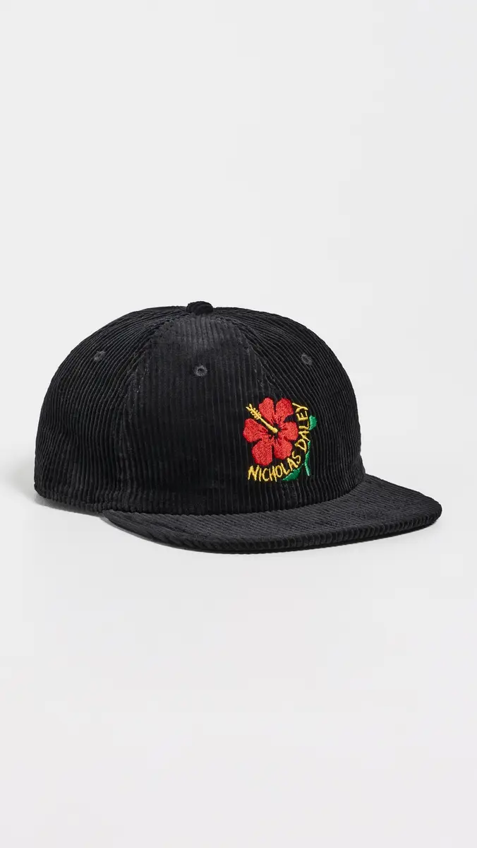 Nicholas Daley Corduroy Hibiscus Cap | Thumbnail 2 Nicholas Daley Corduroy Hibiscus Cap | Thumbnail 2
