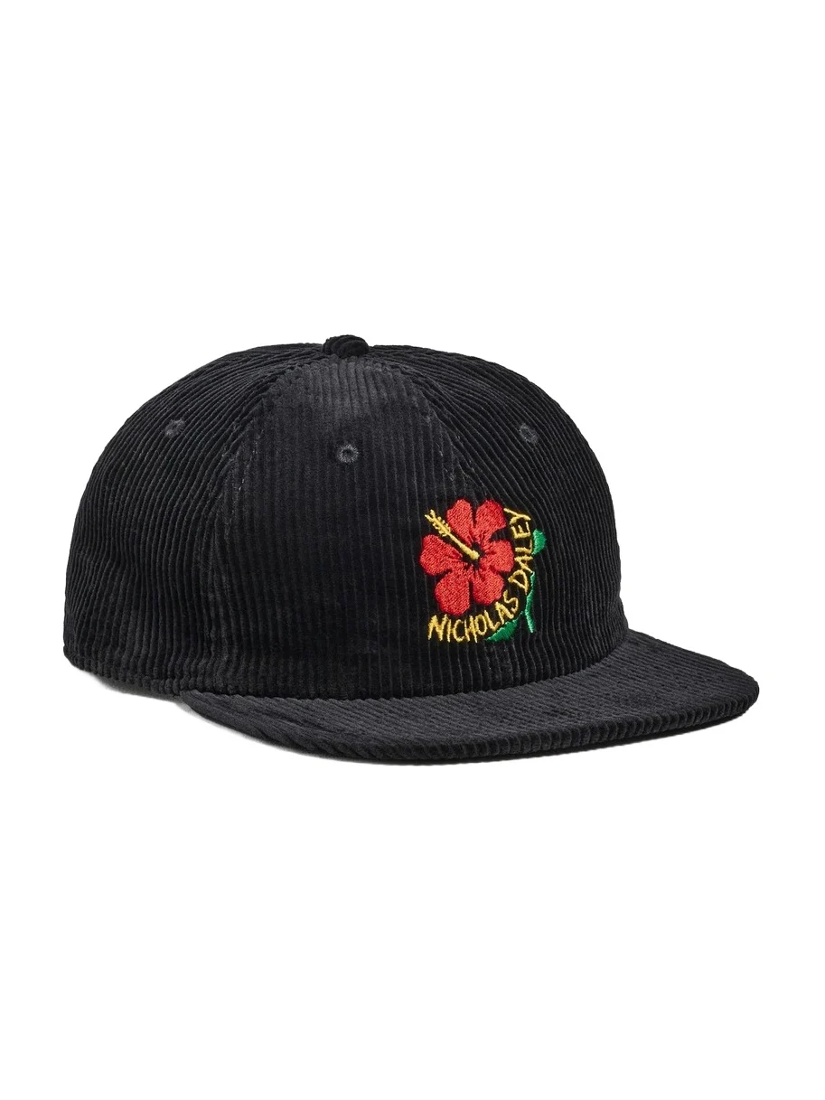 Nicholas Daley Corduroy Hibiscus Cap