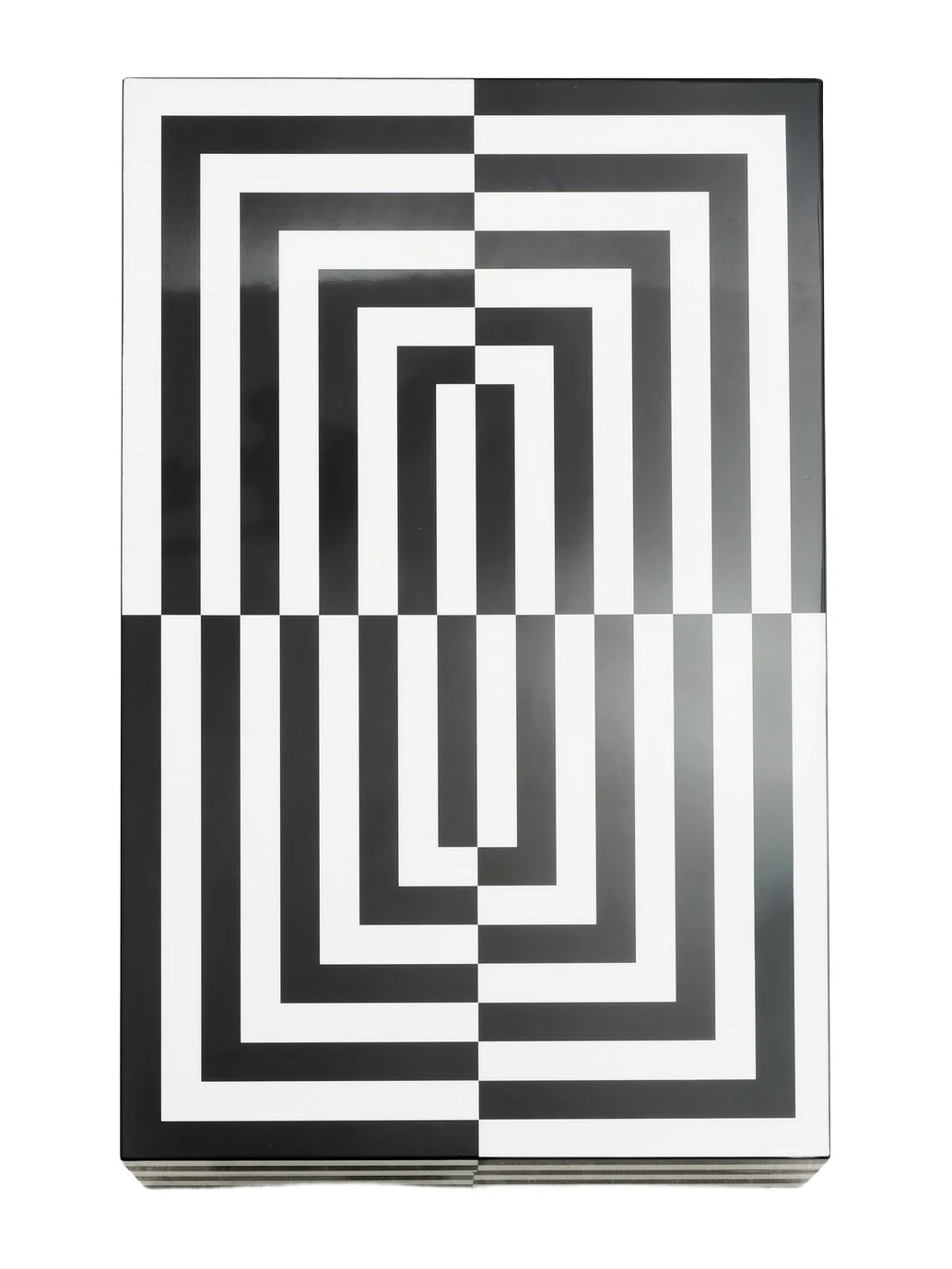 Jonathan Adler Op Art Mahjong Set Black/White