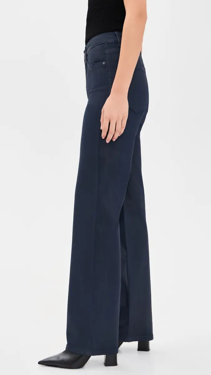 DL1961 Karmine Refined Wide Leg Coated Jeans | Thumbnail 4 DL1961 Karmine Refined Wide Leg Coated Jeans | Thumbnail 4
