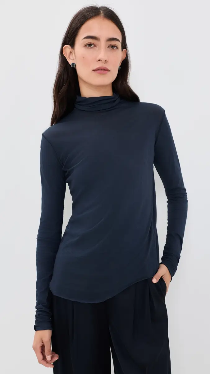 ALL THREE Molly Tissue Cotton Turtleneck | Thumbnail 2 ALL THREE Molly Tissue Cotton Turtleneck | Thumbnail 2