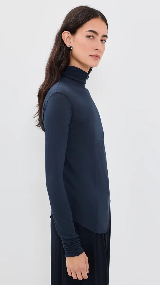 ALL THREE Molly Tissue Cotton Turtleneck | Thumbnail 4 ALL THREE Molly Tissue Cotton Turtleneck | Thumbnail 4