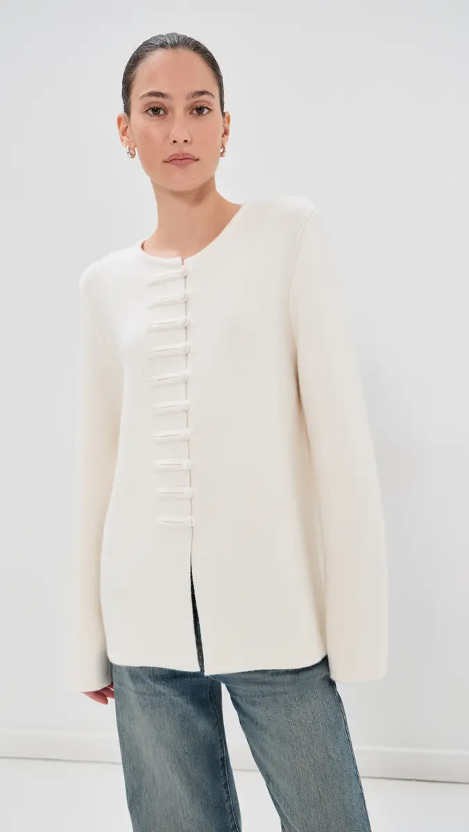 Lisa Yang Han Fu Cashmere Cardigan Jacket | Thumbnail 2 Lisa Yang Han Fu Cashmere Cardigan Jacket | Thumbnail 2