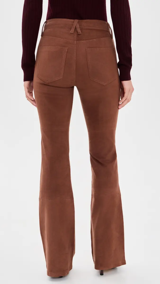 GOOD AMERICAN Suede Good Legs Flare Pants | Thumbnail 3 GOOD AMERICAN Suede Good Legs Flare Pants | Thumbnail 3