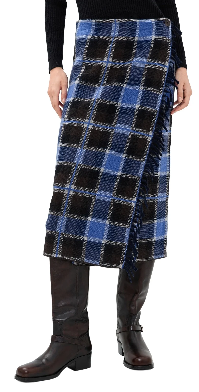 Tartan Wrap Skirt