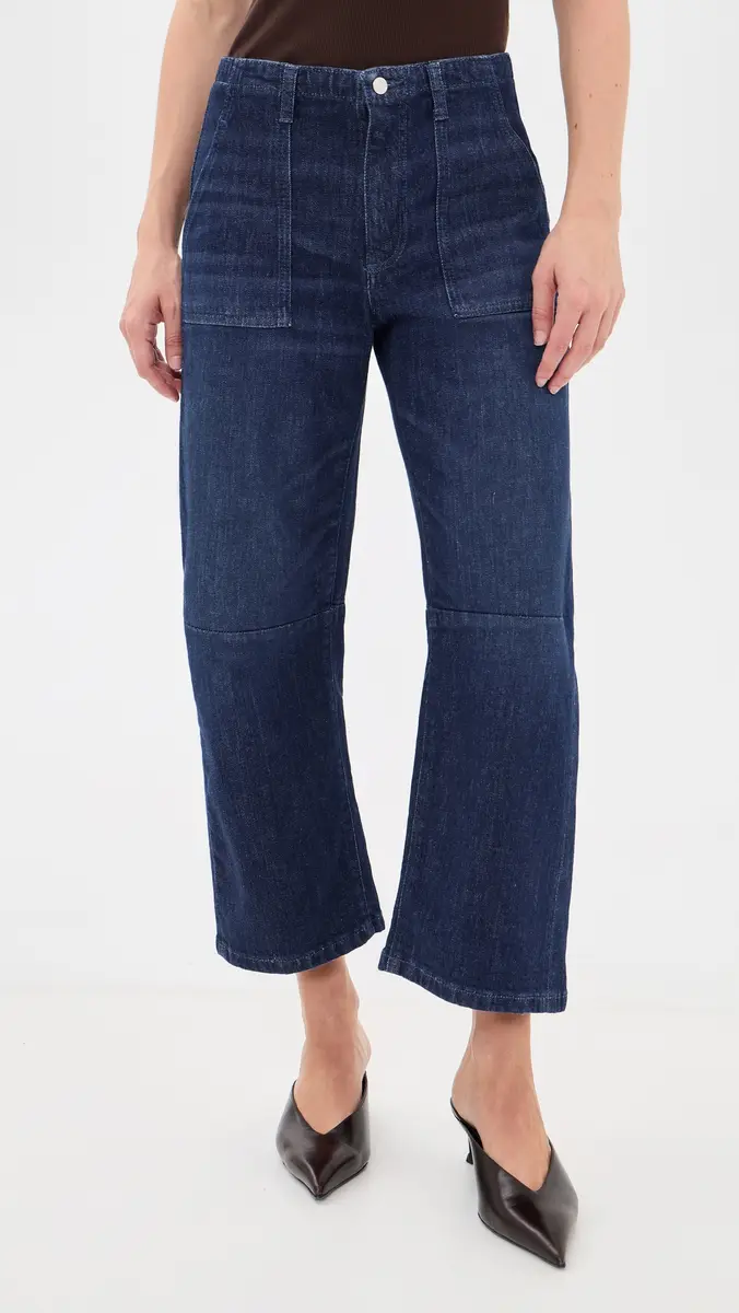 Le Jean Petite Utility Soft Barrel Jeans | Thumbnail 2 Le Jean Petite Utility Soft Barrel Jeans | Thumbnail 2