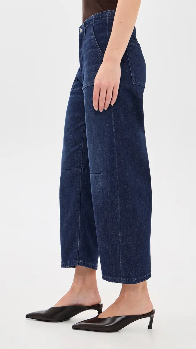 Le Jean Petite Utility Soft Barrel Jeans | Thumbnail 4 Le Jean Petite Utility Soft Barrel Jeans | Thumbnail 4