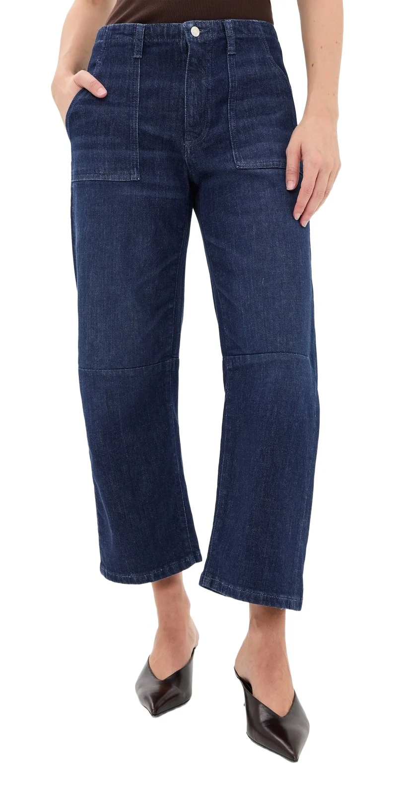 Petite Utility Soft Barrel Jeans Petite Utility Soft Barrel Jeans