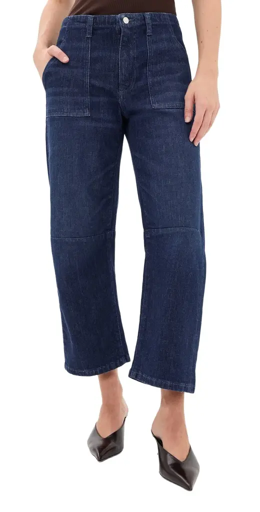 Petite Utility Soft Barrel Jeans Petite Utility Soft Barrel Jeans