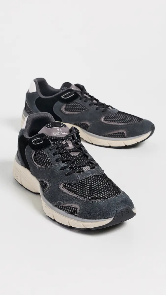 PS Paul Smith Shane Black Mesh Sneakers | Thumbnail 4 PS Paul Smith Shane Black Mesh Sneakers | Thumbnail 4