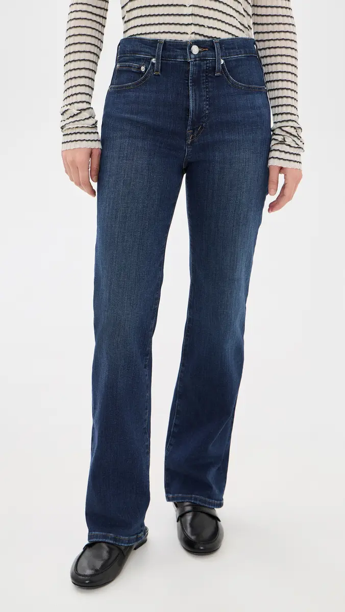 Madewell The Short Straight Jeans In Super Stretch Denim | Thumbnail 2