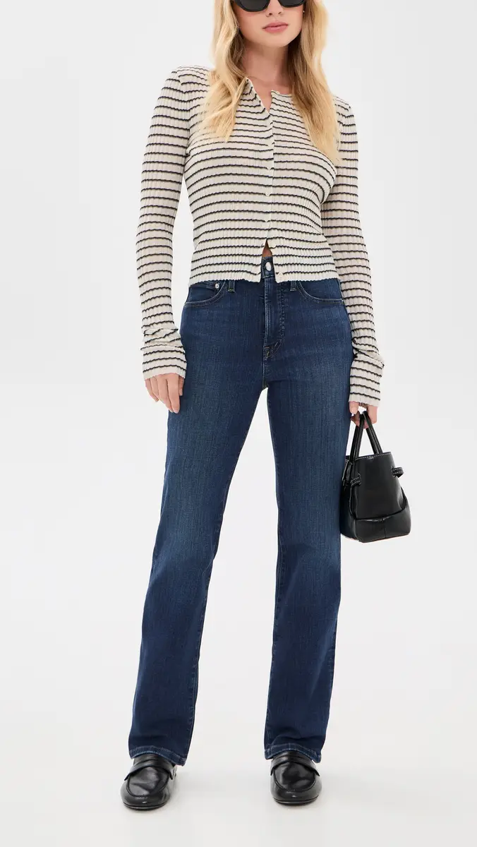 Madewell The Short Straight Jeans In Super Stretch Denim | Thumbnail 5