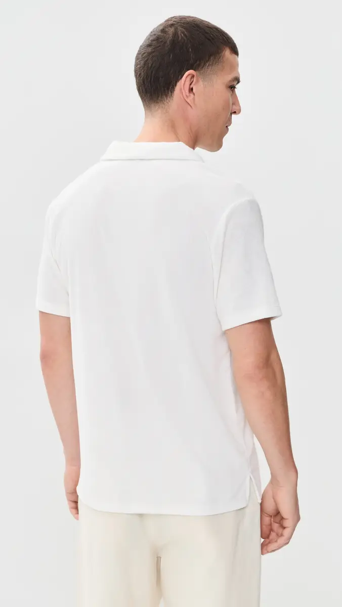 Onia Towel Terry Johnny Collar Polo | Thumbnail 3 Onia Towel Terry Johnny Collar Polo | Thumbnail 3