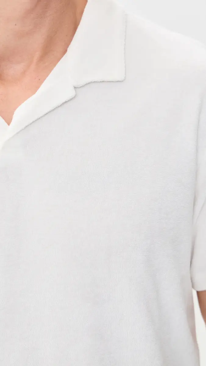Onia Towel Terry Johnny Collar Polo | Thumbnail 6 Onia Towel Terry Johnny Collar Polo | Thumbnail 6