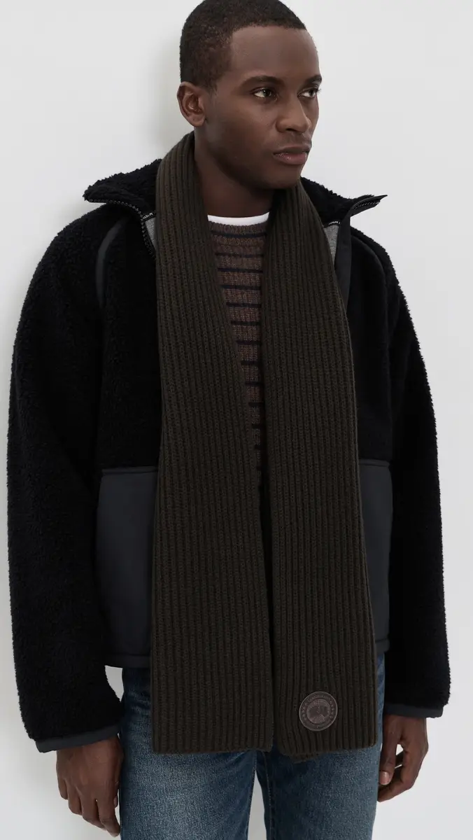 Canada Goose Cashmere Blend Rib Scarf | Thumbnail 3 Canada Goose Cashmere Blend Rib Scarf | Thumbnail 3