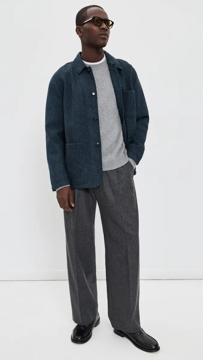 Billy Reid Colbert Herringbone Chore Coat | Thumbnail 5