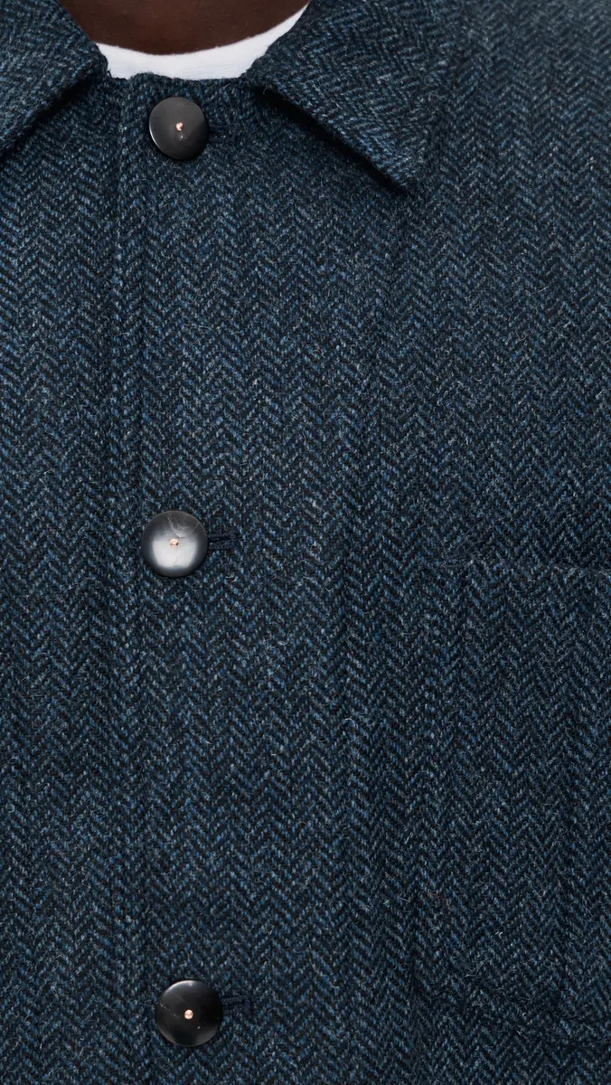 Billy Reid Colbert Herringbone Chore Coat | Thumbnail 6