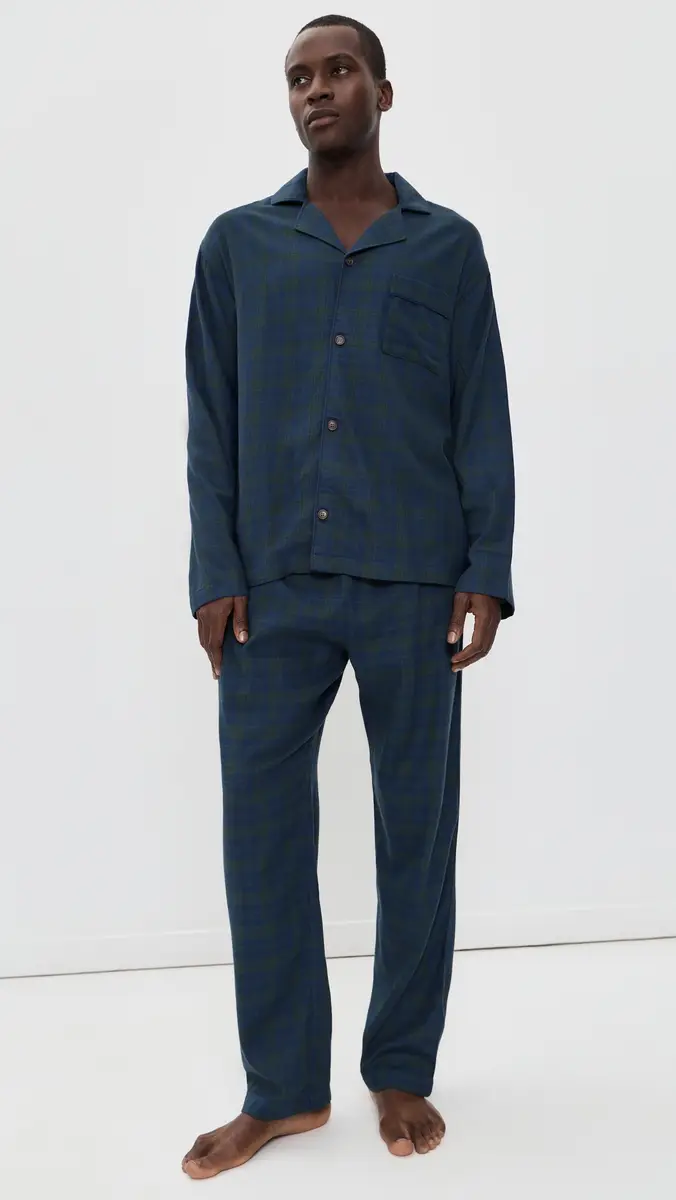 Eberjey Flannel Pajama Set | Thumbnail 2